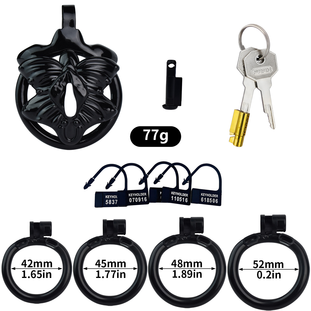 3D Printed Resin Male Chastity Device